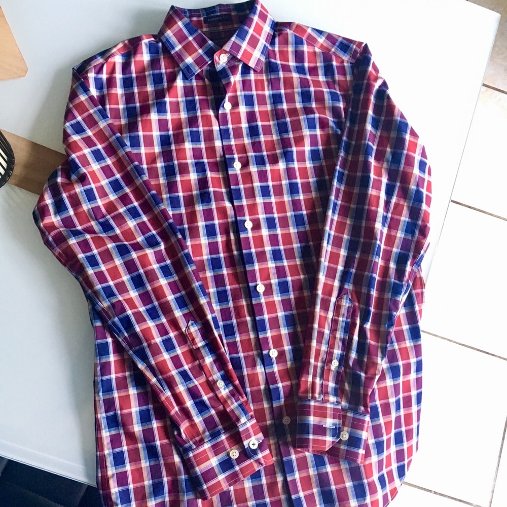 ‼️NEW‼️ Banana Republic Fit Non-Iron Plaid Shirt.